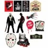 Amscan Friday The 13th & Elm Street Horror Cutouts Halloween Decoration Prop Halloween Props/Decoration