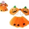 Unbranded Halloween Pumpkin Wings & Tutu Set Cut Kids Dress Up Jack O Lantern Orange Halloween Costumes