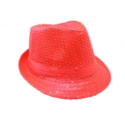 JD Party Costume Accessories FEDORA Trilby Hat Cap Glitter Sequin Sequinned Dance Party Costume MJ Jazz Hats