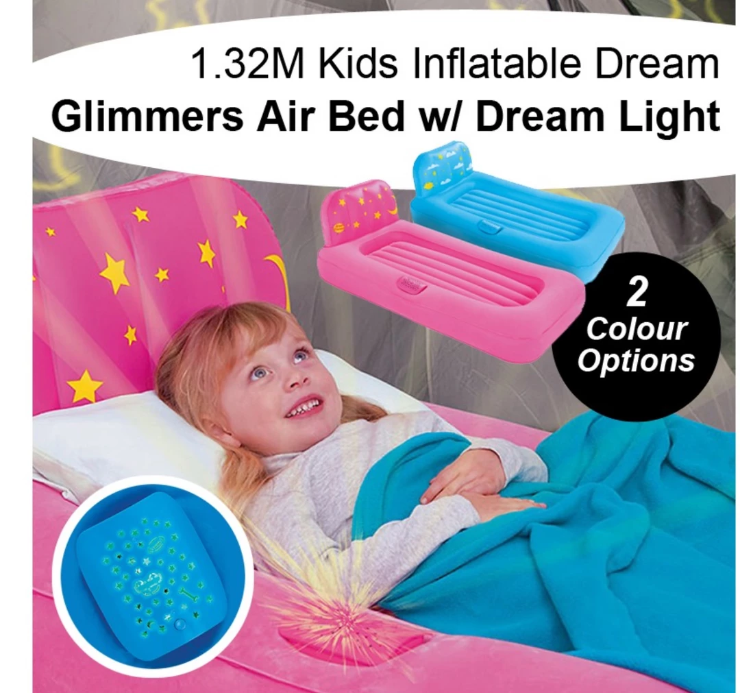 Unbranded Girls Dream Glimmers Single Bed Air Mattress Flashing Light Up Lights On Ceiling 3 Unbranded Girls Dream Glimmers Single Bed Air Mattress Flashing Light Up Lights On Ceiling