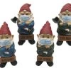 MALMAR 25cm Garden Gnome With PPE Face Masks Ornament Home Decoration STAY HOME
