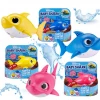 ABT Robo Alive Pinkfong Baby Shark Sing & Swim Bath Toy Mummy Daddy & Baby Shark Home & Garden