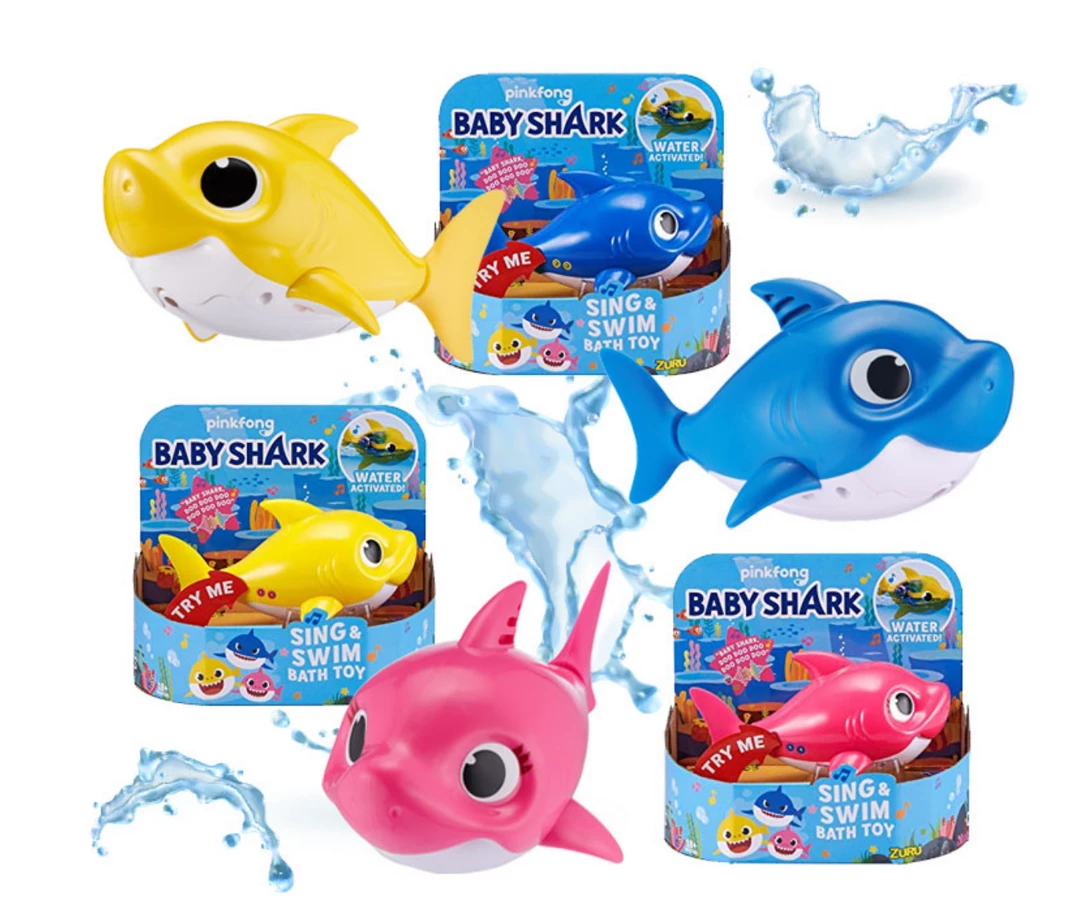 ABT Robo Alive Pinkfong Baby Shark Sing & Swim Bath Toy Mummy Daddy & Baby Shark Home & Garden 1 ABT Robo Alive Pinkfong Baby Shark Sing & Swim Bath Toy Mummy Daddy & Baby Shark Home & Garden