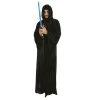 Unbranded Black Robe Space Warrior Star Wars Witch Wizard Jedi Halloween Men's Costume