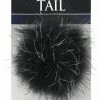 Balloon Agencies Black Bunny Feather Tail Costume Accessory Costume Accessories