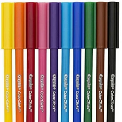 ABT Crayola 10 Pack Of Colour Clicks Markers Textas Washable Ink Pens Home & Garden