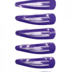 JD 10 X Non-Slip Hair Clips 5cm Metal Baby Girls Toddlers Kids Women Many Colours