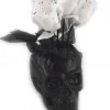Unbranded Animated Skeleton Skull Vase Of Bloody Moving Roses Spooky Music Halloween Prop Halloween Props/Decoration