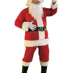 Rubie's Christmas Santa Claus Crimson Plush Suit Regency Classic Mens Costume Christmas Adult Costumes 14 Rubie's Christmas Santa Claus Crimson Plush Suit Regency Classic Mens Costume Christmas Adult Costumes
