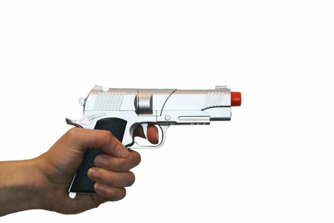 Sweidas Police Pistol Gun Silver Or Black Diecast Cap Costume Toy Gun Gangster Cowboy 3 Sweidas Police Pistol Gun Silver Or Black Diecast Cap Costume Toy Gun Gangster Cowboy