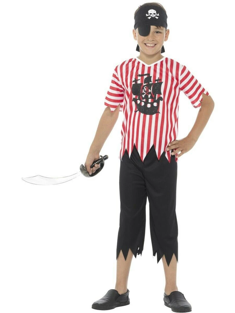 Smiffys Jolly Pirate Book Week Halloween Boys Costume Costumes 6 Smiffys Jolly Pirate Book Week Halloween Boys Costume Costumes