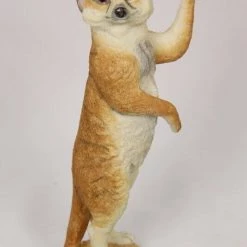MALMAR Meerkat Statue Rude Finger Funny Garden Decor Sculptures Outdoor Figurine