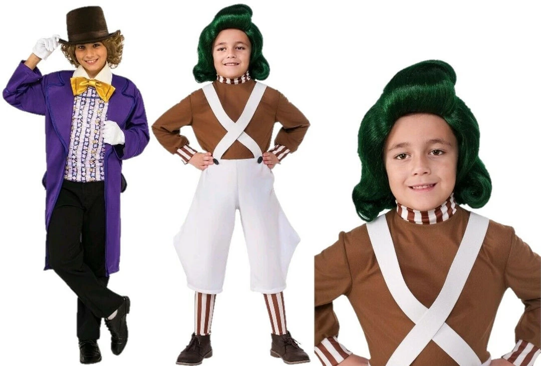 Rubie's Costumes Willy Wonka Oompa Loompa Chocolate Factory Bookweek Boys Costume And Wig 1 Rubie's Costumes Willy Wonka Oompa Loompa Chocolate Factory Bookweek Boys Costume And Wig
