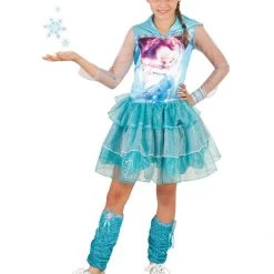 Rubies Deerfield Disney Frozen Queen Elsa Top Tutu Skirt Footless Tights Tiara Wig Costume Accessory Costumes