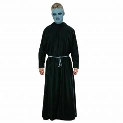 Unbranded Halloween Costumes Uncle Fester Adams Family Black Robe Scary Mens Halloween Costume
