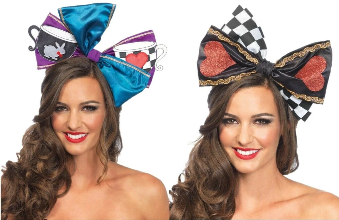 Tomfoolery Alice In Wonderland Tea Party Oversized Bow Costume Accessory 1 Tomfoolery Alice In Wonderland Tea Party Oversized Bow Costume Accessory
