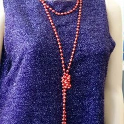 Carnival Great Gatsby Roaring 20s Flapper Beads Long Necklace