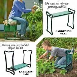 Greenlund 2-In-1 Garden Kneeler And Seat With Tool Pouch Home & Garden