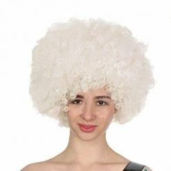 JD Party Fancy Dress Up Costume Party Afro Wig Curly Cosplay Funk Disco Halloween Clown