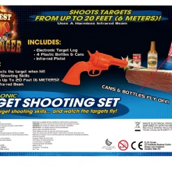 CATCH Home & Garden Virtual Infrared Beam Gun Shooting Cans & Bottles Wild West Target Game Set 9 CATCH Home & Garden Virtual Infrared Beam Gun Shooting Cans & Bottles Wild West Target Game Set