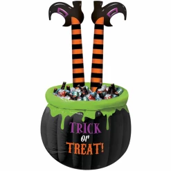 Balloon Agencies Party Supplies Giant 139cm Inflatable Witch Cauldron Drink Cooler Halloween Party Ice Bucket