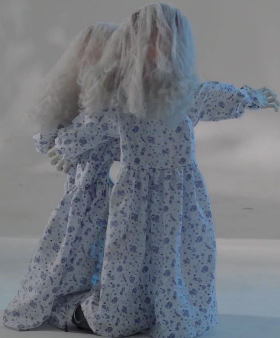 Unbranded Halloween Props/Decoration Animated 85cm Creepy Twins Haunted Dolls Halloween Decoration Prop 3 Unbranded Halloween Props/Decoration Animated 85cm Creepy Twins Haunted Dolls Halloween Decoration Prop