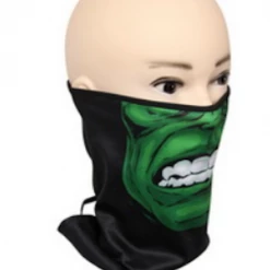 MALMAR Costume Accessories Skull Clown Face Mask Shield Bandana Fishing Durag Neck Tube Gaiter Scarf Headwe