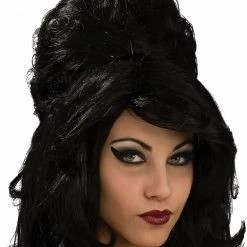Rubie's 1960s Black Beehive Wig Amy Winehouse Rehab Adult Size