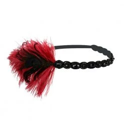 AliExpress 1920s Great Gatsby Feather 20s Flapper Headband Ladies Hair Accessories