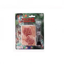 TNW Fake Wound With Horror Blood Stick On Wound Halloween Costume Prop Novelty Item Halloween Costumes