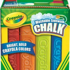 ABT Home & Garden Crayola Washable Sidewalk Chalks 12 Pieces Of Coloured Chalk