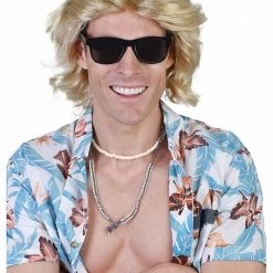 Tomfoolery Surfer Beach Bum Mick Fanning Blonde Costume Wig