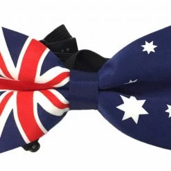 HappyTime Costume Accessories Commonwealth Games Australia Day Formal Bow Tie With Australian Flag