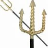 Sweidas Aquaman Trident Gold Sea King Trident Costume Accessory