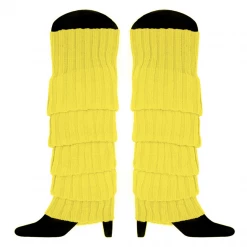 JD Party Ladies 80s Costume High Cut 80s Leotard Work Out Costume & Legwarmers Costume Accessories