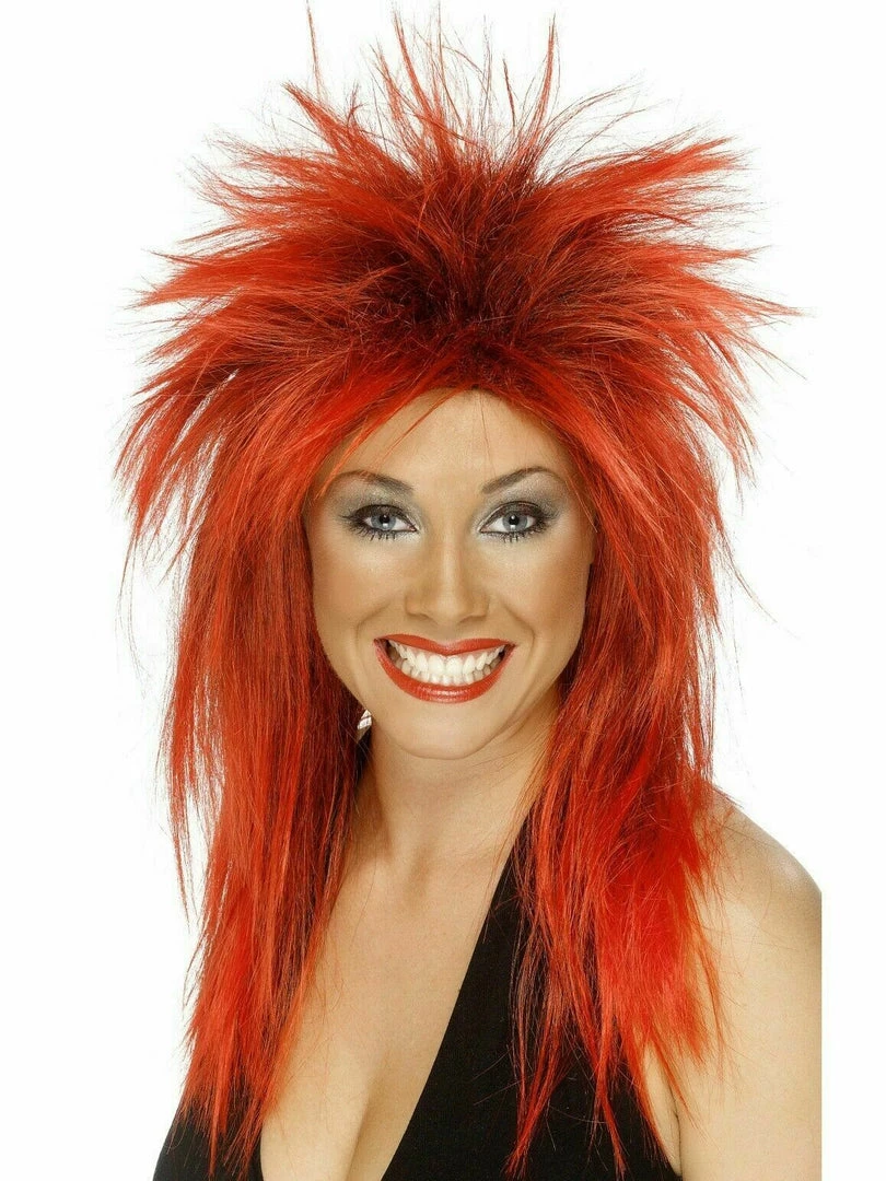 Smiffys Rock Diva Wig 80s Mullet Punk Ladies Fancy Dress Tina Turner Costume Wig Wigs 5 Smiffys Rock Diva Wig 80s Mullet Punk Ladies Fancy Dress Tina Turner Costume Wig Wigs