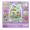 Kmart 12 Mini Shaped Houses Cottages 500 Pieces Jigsaw Puzzles