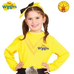 Rubie's Yellow Wiggle Emma Ballerina Tutu Skirt Footless Tights Jumper Wiggles Costume 19 Rubie's Yellow Wiggle Emma Ballerina Tutu Skirt Footless Tights Jumper Wiggles Costume