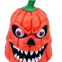 Aussie Toys Talking Pumpkin Flashing Eyeballs Scary Sounds Motion Activated Halloween Prop