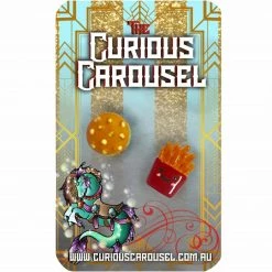 Sweidas Curious Carousel Trendy Fashion Girls Ladies Stud Earrings Costume Accessory