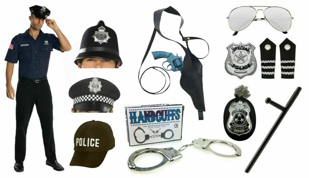 Rubies Costume Accessories Police Officer Cop Policeman Uniform Mens Costume & Accessories 21 Rubies Costume Accessories Police Officer Cop Policeman Uniform Mens Costume & Accessories
