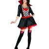Sweidas Queen Of Hearts Alice In Wonderland Ladies Book Week Fancy Dress Up Costume