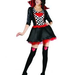Sweidas Queen Of Hearts Alice In Wonderland Ladies Book Week Fancy Dress Up Costume