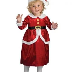 Rubies Lil' Mrs Claus Dress And Apron Set Lil' Santa Kids Costume Christmas Kids Costume
