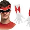 Morris Costumes Red Power Ranger Accessory Kit Mighty Morphin Costume Accessories