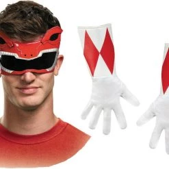 Morris Costumes Red Power Ranger Accessory Kit Mighty Morphin Costume Accessories