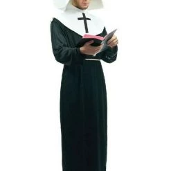 Unbranded Nun Costume Religious Catholic Priest Mens Halloween Costume Halloween Costumes