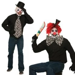 Tomfoolery Bow Tie Evil Clown Jumbo Halloween Costume Accessory Halloween Costumes