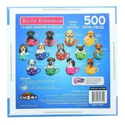 Kmart 13 Mini Shaped Dogs & Puppies 500 Pieces Jigsaw Puzzles