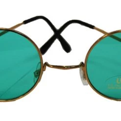 Unbranded 60s Hippie Sunglasses Blue Purple Yellow Green Pink Beatles John Lennon Glasses Costume Accessories